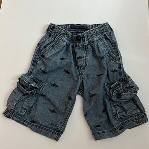 Baby Gap Whale Dark Blue Jean Shorts Size 3